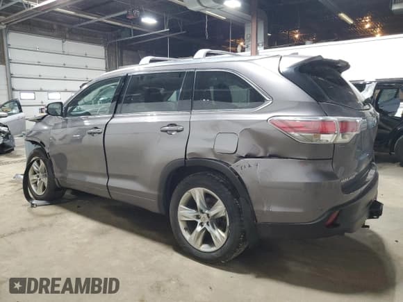✅ 2014 Toyota Highlander Limited • VIN: 5TDDKRFH7ES064179 • Lot: 86183625. Listed on Copart with 222,562 mi. Free auction sales archive from the USA and detailed vehicle history report at DreamBid. Image 2.