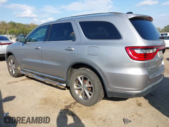 2016 Dodge Durango Limited with VIN 1C4RDJDG5GC340844, listed as a IAAI auction lot 43463794 with 188,265 mi miles and . Bid and sale history available at DreamBid. Image 3.