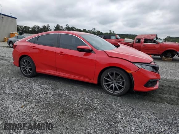 ✅ 2021 Honda Civic Sport • VIN: 2HGFC2F89MH535776 • Lot: 84742725. Listed on Copart with 68,924 mi. Free auction sales archive from the USA and detailed vehicle history report at DreamBid. Image 4.