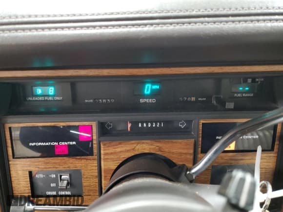 ✅ 1984 Cadillac Eldorado • VIN: 1G6AL5785EE630873 • Lot: 82896404. Listed on Copart with 3,839 mi. Free auction sales archive from the USA and detailed vehicle history report at DreamBid. Image 9.