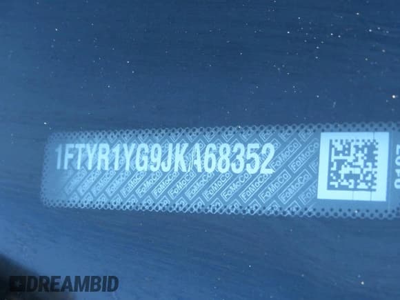 ✅ 2018 Ford Transit • VIN: 1FTYR1YG9JKA68352 • Лот: 85918324. Опубликован ранее на Copart с пробегом 64 560 миль. Бесплатный доступ к архиву аукционных продаж из США и подробный отчёт об истории автомобиля на DreamBid. Изображение 10.