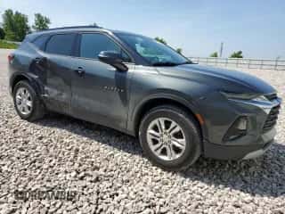 2019 Chevrolet Blazer with VIN 3GNKBBRA2KS649098, listed as a Copart auction lot 55813104 with 89,866 mi miles and . Bid and sale history available at DreamBid. Image 4.