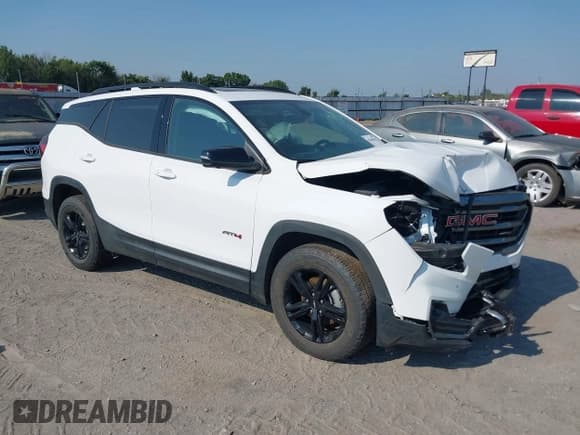 ✅ 2024 GMC Terrain AT4 • VIN: 3GKALYEG9RL156218 • Lot: 43004507. Listed on IAAI with 26,779 mi. Free auction sales archive from the USA and detailed vehicle history report at DreamBid. Image 1.