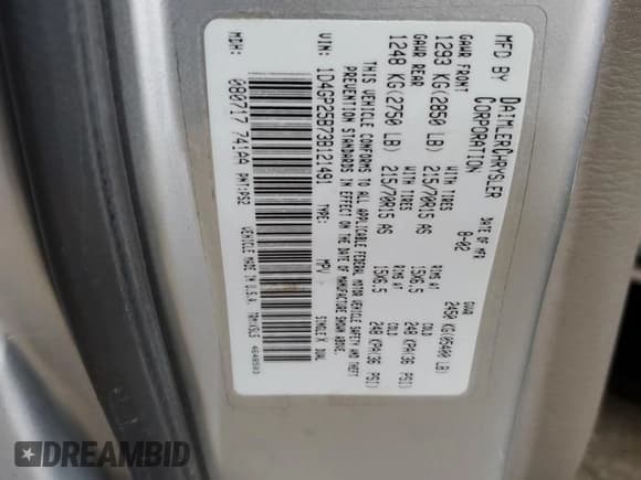 ✅ 2003 Dodge Caravan SE • VIN: 1D4GP25B73B121491 • Lot: 70127985. Wystawiony na Copart z przebiegiem 232 945 mil. Bezpłatny archiwum sprzedaży aukcyjnych z USA i szczegółowy raport historii pojazdu na DreamBid. Zdjęcie 13.