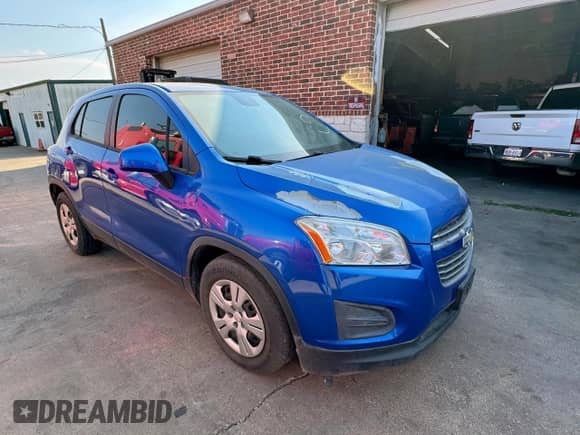 2016 Chevrolet Trax LS with VIN KL7CJKSB2GB605959, listed as a Copart auction lot 91354955 with 137,072 mi miles and Clean title. Bid and sale history available at DreamBid. Image 1.