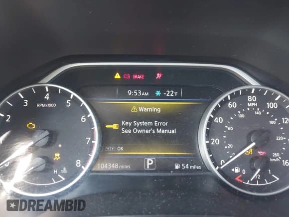 ✅ 2018 Nissan Maxima S • VIN: 1N4AA6AP4JC381275 • Lot: 43589097. Listed on IAAI with 104,348 mi. Free auction sales archive from the USA and detailed vehicle history report at DreamBid. Image 7.