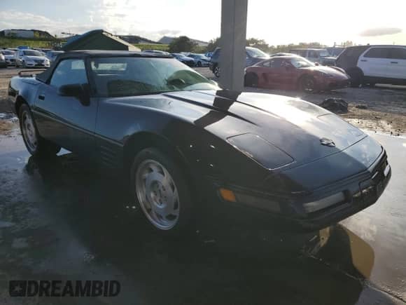 1993 Chevrolet Corvette with VIN 1G1YY33PXP5107696, listed as a Copart auction lot 42571485 with Not provided miles and Clean title. Bid and sale history available at DreamBid. Image 4.