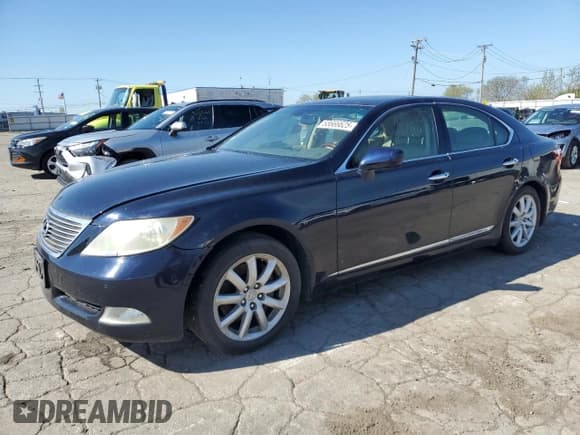 ✅ 2007 Lexus LS 460 • VIN: JTHBL46F575025412 • Lot: 55666625. Listed on Copart with 210,568 mi. Free auction sales archive from the USA and detailed vehicle history report at DreamBid. Image 1.
