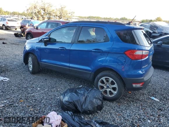 ✅ 2021 Ford EcoSport SE • VIN: MAJ3S2GE0MC437219 • Lot: 85601235. Listed on Copart with Not provided. Free auction sales archive from the USA and detailed vehicle history report at DreamBid. Image 2.