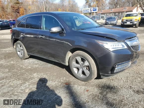 ✅ 2016 Acura MDX • VIN: 5FRYD4H20GB001048 • Lot: 91743685. Listed on Copart with 168,164 mi. Free auction sales archive from the USA and detailed vehicle history report at DreamBid. Image 4.