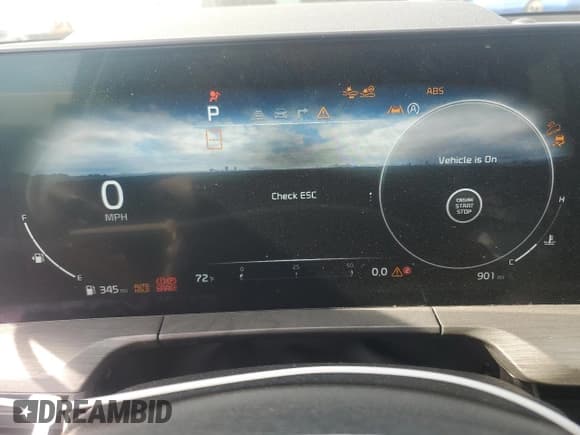 ✅ 2025 Kia Telluride SX X-Line • VIN: 5XYP5DGCXSG590552 • Lot: 46502485. Listed on Copart with 901 mi. Free auction sales archive from the USA and detailed vehicle history report at DreamBid. Image 9.