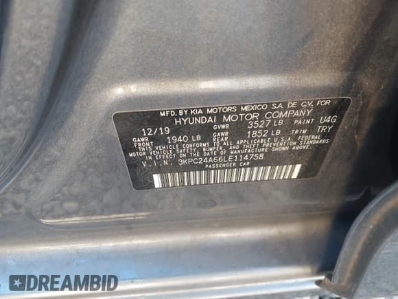 ✅ 2020 Hyundai Accent SE • VIN: 3KPC24A66LE114758 • Лот: 40834424. Опубликован ранее на IAAI с пробегом 46 901 миль. Бесплатный доступ к архиву аукционных продаж из США и подробный отчёт об истории автомобиля на DreamBid. Изображение 9.