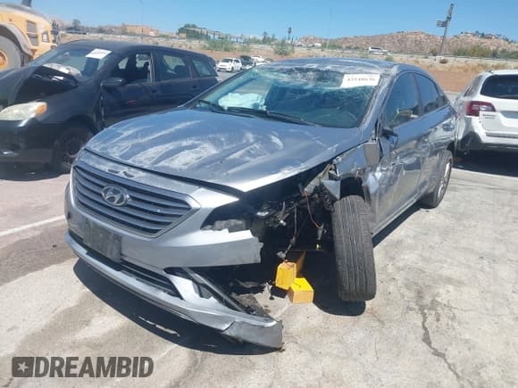 ✅ 2017 Hyundai Sonata 2.4L • VIN: 5NPE24AF5HH564820 • Лот: 43148636. Опубликован ранее на IAAI с пробегом Не указан. Бесплатный доступ к архиву аукционных продаж из США и подробный отчёт об истории автомобиля на DreamBid. Изображение 2.