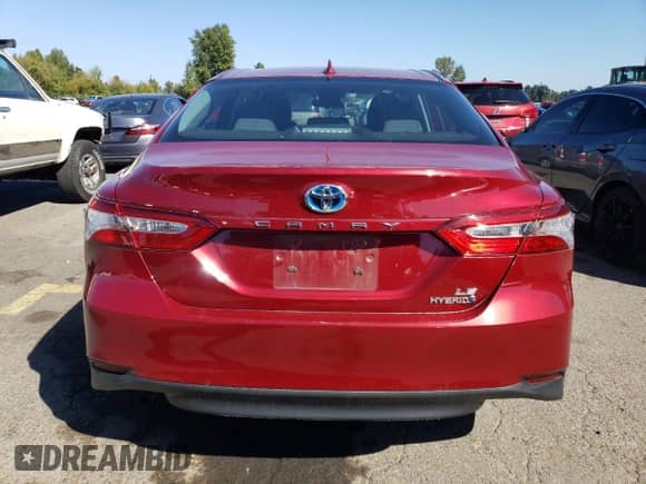 2020 Toyota Camry Hybrid LE с VIN 4T1C31AK9LU523987, выставлен на аукционе Copart как лот 81610645 с пробегом 62 699 миль миль и Списание • Salvage title. История ставок и продаж доступна на DreamBid. Изображение 6.