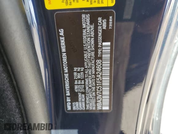 ✅ 2015 BMW 4 Series 428i • VIN: WBA3V7C51F5A24608 • Lot: 90348235. Wystawiony na Copart z przebiegiem 68 600 mil. Bezpłatny archiwum sprzedaży aukcyjnych z USA i szczegółowy raport historii pojazdu na DreamBid. Zdjęcie 12.