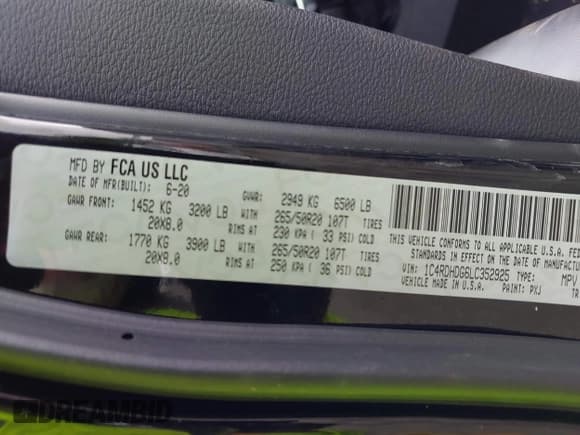 ✅ 2020 Dodge Durango GT • VIN: 1C4RDHDG6LC352925 • Лот: 42129306. Опубликован ранее на IAAI с пробегом 74 815 миль. Бесплатный доступ к архиву аукционных продаж из США и подробный отчёт об истории автомобиля на DreamBid. Изображение 9.