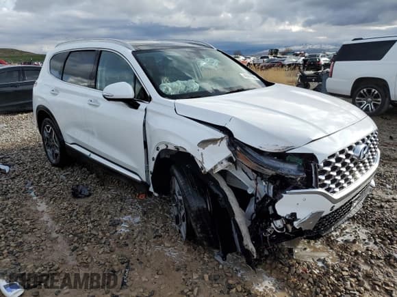 ✅ 2021 Hyundai Santa Fe Limited • VIN: KM8S5DA19MU006558 • Lot: 46801044. Wystawiony na Copart z przebiegiem 28 659 mil. Bezpłatny archiwum sprzedaży aukcyjnych z USA i szczegółowy raport historii pojazdu na DreamBid. Zdjęcie 4.