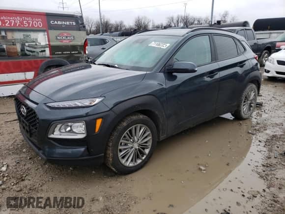 2020 Hyundai Kona SEL with VIN KM8K22AA1LU523042, listed as a Copart auction lot 71106232 with 42,282 mi miles and . Bid and sale history available at DreamBid. Image 1.