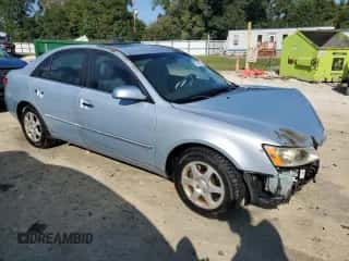 2006 Hyundai Sonata GLS z VIN 5NPEU46F16H106546, wystawiony jako Copart lot #72149074 z przebiegiem 130 880 mil mil oraz Szkoda całkowita • Salvage title. Historia ofert i sprzedaży dostępna na DreamBid. Obrazek 4.