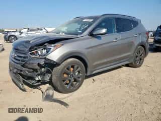 2017 Hyundai Santa Fe Ultimate with VIN 5XYZWDLA8HG440586, listed as a Copart auction lot 71643065 with 92,351 mi miles and Salvage title. Bid and sale history available at DreamBid. Image 1.