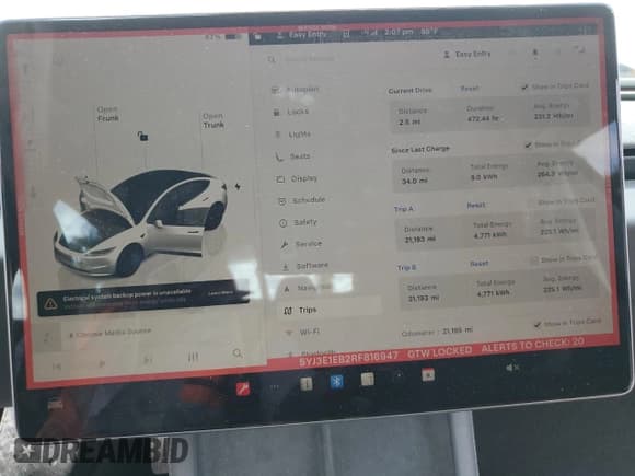 ✅ 2024 Tesla Model 3 Long Range • VIN: 5YJ3E1EB2RF816947 • Лот: 85330265. Опубликован ранее на Copart с пробегом 21 195 миль. Бесплатный доступ к архиву аукционных продаж из США и подробный отчёт об истории автомобиля на DreamBid. Изображение 9.