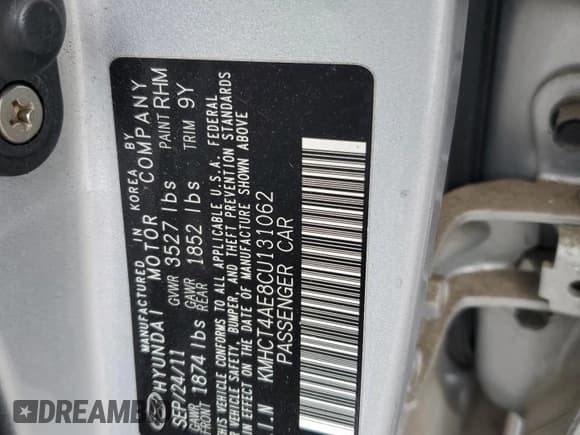 ✅ 2012 Hyundai Accent GLS • VIN: KMHCT4AE8CU131062 • Лот: 82364704. Опубликован ранее на Copart с пробегом 126 738 миль. Бесплатный доступ к архиву аукционных продаж из США и подробный отчёт об истории автомобиля на DreamBid. Изображение 12.