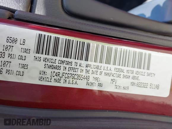 ✅ 2016 Jeep Grand Cherokee Overland • VIN: 1C4RJFCG7GC355448 • Lot: 42053353. Wystawiony na IAAI z przebiegiem 80 052 mil. Bezpłatny archiwum sprzedaży aukcyjnych z USA i szczegółowy raport historii pojazdu na DreamBid. Zdjęcie 9.