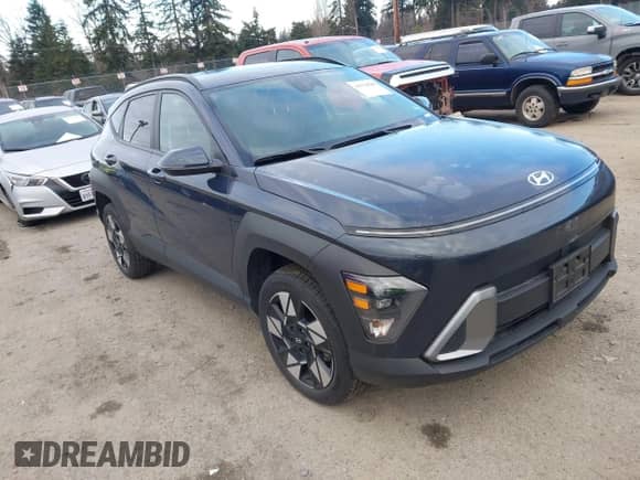 2024 Hyundai Kona SEL with VIN KM8HBCAB0RU147872, listed as a IAAI auction lot 41534780 with 11,882 mi miles and . Bid and sale history available at DreamBid. Image 1.