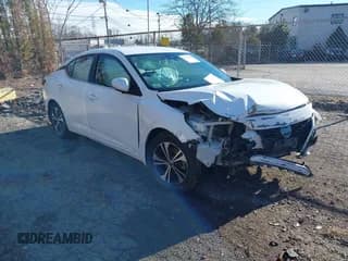 ✅ 2020 Nissan Sentra SV • VIN: 3N1AB8CVXLY268393 • Lot: 41212049. Wystawiony na IAAI z przebiegiem 49 711 mil. Bezpłatny archiwum sprzedaży aukcyjnych z USA i szczegółowy raport historii pojazdu na DreamBid. Zdjęcie 1.