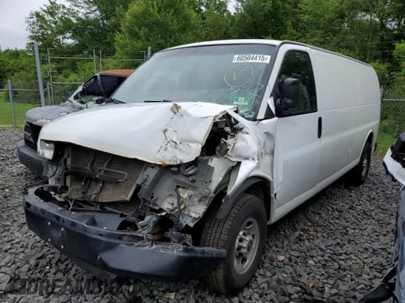 ✅ 2016 GMC Savana Cargo • VIN: 1GTW7BFF8G1168597 • Lot: 60504415. Listed on Copart with Not provided. Free auction sales archive from the USA and detailed vehicle history report at DreamBid. Image 1.