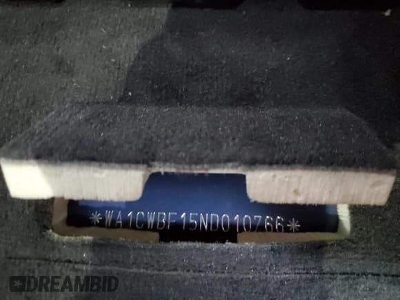 ✅ 2022 Audi SQ8 Prestige • VIN: WA1CWBF15ND010766 • Lot: 47976515. Listed on Copart with 34,141 mi. Free auction sales archive from the USA and detailed vehicle history report at DreamBid. Image 13.