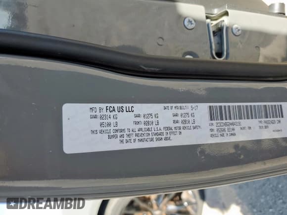 ✅ 2017 Dodge Charger SE • VIN: 2C3CDXBG2HH643191 • Lot: 91108495. Listed on Copart with 190,339 mi. Free auction sales archive from the USA and detailed vehicle history report at DreamBid. Image 12.