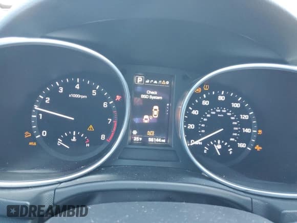 ✅ 2017 Hyundai Santa Fe Limited Ultimate • VIN: KM8SR4HF1HU237921 • Lot: 68058822. Listed on Copart with 56,144 mi. Free auction sales archive from the USA and detailed vehicle history report at DreamBid. Image 9.