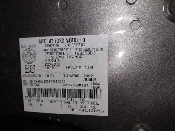 ✅ 2009 Ford Ranger XLT • VIN: 1FTYR44EX9PA44999 • Лот: 41377209. Опубликован ранее на IAAI с пробегом 168 708 миль. Бесплатный доступ к архиву аукционных продаж из США и подробный отчёт об истории автомобиля на DreamBid. Изображение 9.