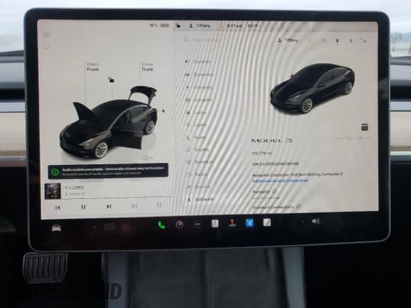✅ 2022 Tesla Model 3 • VIN: 5YJ3E1EA3NF291396 • Lot: 91941795. Wystawiony na Copart z przebiegiem 172 776 mil. Bezpłatny archiwum sprzedaży aukcyjnych z USA i szczegółowy raport historii pojazdu na DreamBid. Zdjęcie 9.