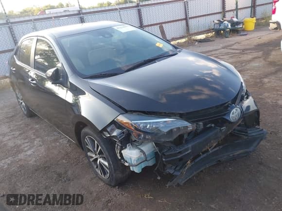 ✅ 2018 Toyota Corolla LE • VIN: 2T1BURHE4JC003606 • Lot: 43213655. Listed on IAAI with 120,560 mi. Free auction sales archive from the USA and detailed vehicle history report at DreamBid. Image 1.