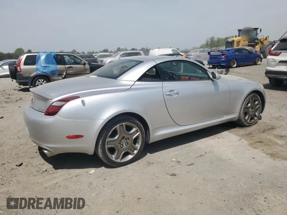 ✅ 2007 Lexus SC 430 • VIN: JTHFN45Y179013569 • Lot: 54328315. Listed on Copart with 153,858 mi. Free auction sales archive from the USA and detailed vehicle history report at DreamBid. Image 3.