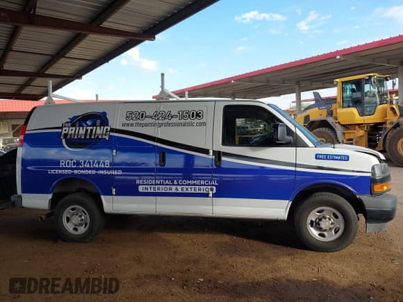 ✅ 2018 Chevrolet Express Cargo • VIN: 1GCWGAFP5J1198568 • Lot: 42790647. Listed on IAAI with 115,569 mi. Free auction sales archive from the USA and detailed vehicle history report at DreamBid. Image 12.