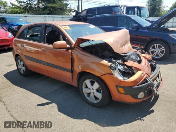 ✅ 2008 Kia Rio SX • VIN: KNADE163386298561 • Lot: 66696875. Listed on Copart with Not provided. Free auction sales archive from the USA and detailed vehicle history report at DreamBid. Image 4.