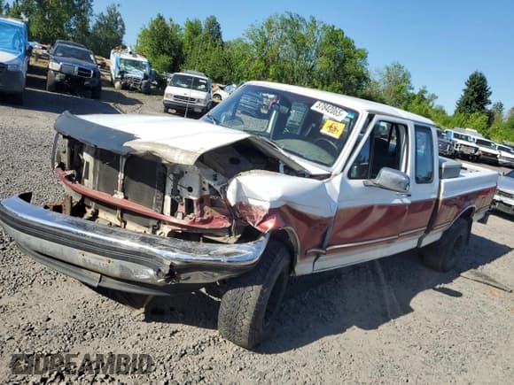 ✅ 1993 Ford F-150 • VIN: 1FTEX14N5PKB11848 • Lot: 57842065. Listed on Copart with Not provided. Free auction sales archive from the USA and detailed vehicle history report at DreamBid. Image 1.