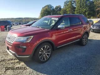 ✅ 2018 Ford Explorer Platinum • VIN: 1FM5K8HT6JGC51638 • Lot: 85498295. Listed on Copart with 93,120 mi. Free auction sales archive from the USA and detailed vehicle history report at DreamBid. Image 1.