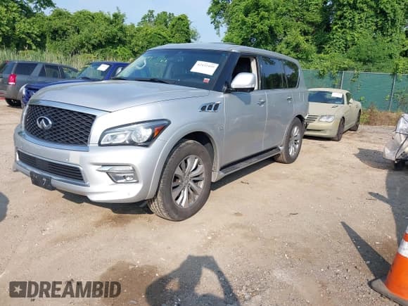 ✅ 2017 Infiniti QX80 • VIN: JN8AZ2NE5H9151695 • Lot: 42432499. Listed on IAAI with 101,534 mi. Free auction sales archive from the USA and detailed vehicle history report at DreamBid. Image 2.