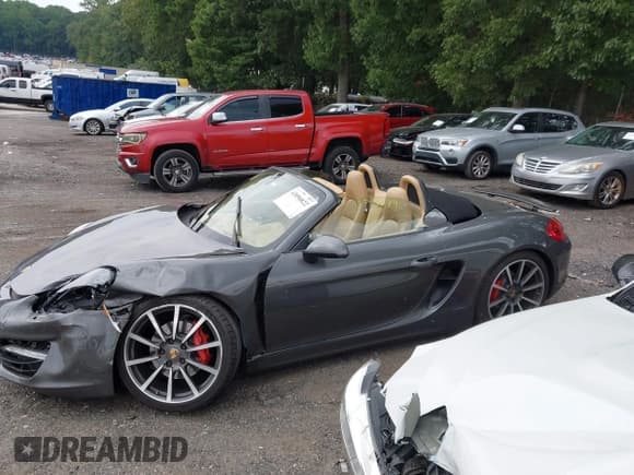 ✅ 2014 Porsche Boxster S • VIN: WP0CB2A84EK140412 • Lot: 43096822. Listed on IAAI with 56,951 mi. Free auction sales archive from the USA and detailed vehicle history report at DreamBid. Image 15.