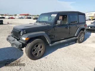 ✅ 2020 Jeep Wrangler Unlimited Black and Tan • VIN: 1C4HJXDG2LW206647 • Lot: 86436625. Listed on Copart with 56,915 mi. Free auction sales archive from the USA and detailed vehicle history report at DreamBid. Image 1.
