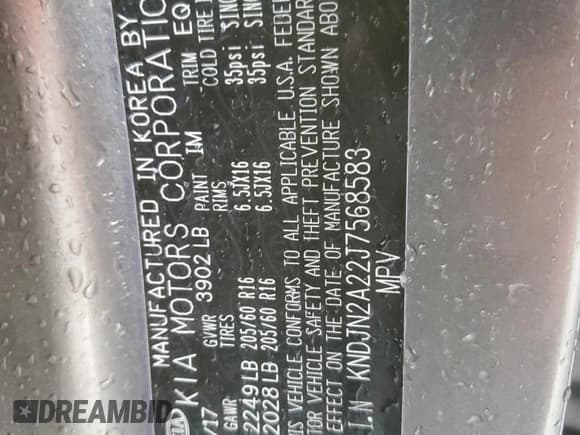 ✅ 2018 Kia Soul • VIN: KNDJN2A22J7568583 • Lot: 82194585. Listed on Copart with 126,670 mi. Free auction sales archive from the USA and detailed vehicle history report at DreamBid. Image 12.