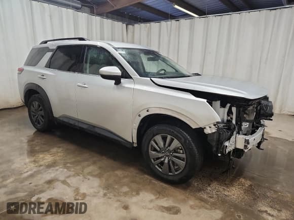 ✅ 2024 Nissan Pathfinder SV • VIN: 5N1DR3BA7RC259655 • Lot: 91919065. Listed on Copart with 57,870 mi. Free auction sales archive from the USA and detailed vehicle history report at DreamBid. Image 4.