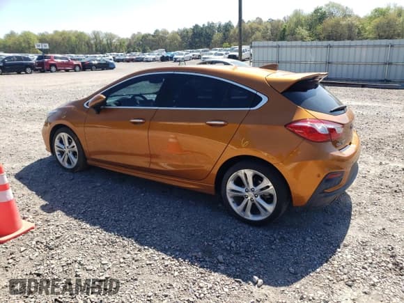 ✅ 2017 Chevrolet Cruze Premier • VIN: 3G1BF6SM2HS550422 • Lot: 46893003. Listed on Copart with 64,096 mi. Free auction sales archive from the USA and detailed vehicle history report at DreamBid. Image 2.