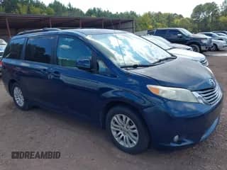 2011 Toyota Sienna XLE AAS with VIN 5TDYK3DC7BS121451, listed as a IAAI auction lot 43174564 with 268,726 mi miles and . Bid and sale history available at DreamBid. Image 1.