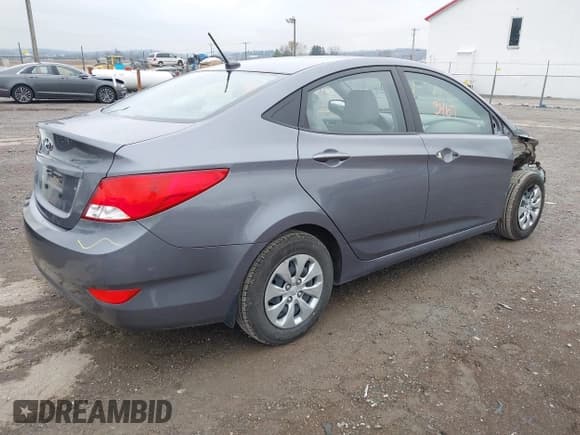 ✅ 2016 Hyundai Accent SE • VIN: KMHCT4AE5GU145653 • Lot: 43743467. Listed on IAAI with 36,238 mi. Free auction sales archive from the USA and detailed vehicle history report at DreamBid. Image 4.