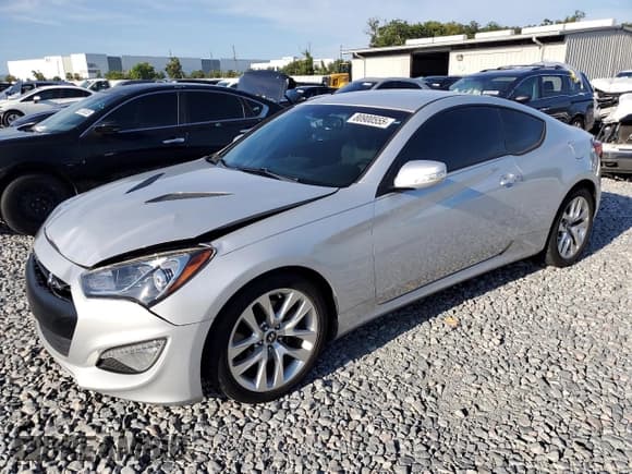 ✅ 2015 Hyundai Genesis Coupe 3.8L Base • VIN: KMHHT6KJXFU128133 • Lot: 80900555. Listed on Copart with 97,370 mi. Free auction sales archive from the USA and detailed vehicle history report at DreamBid. Image 1.